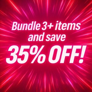 3 Plus Items = 35% Off